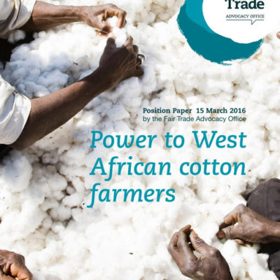 African cotton farmers, Fair Trade call for inclusive action on textiles