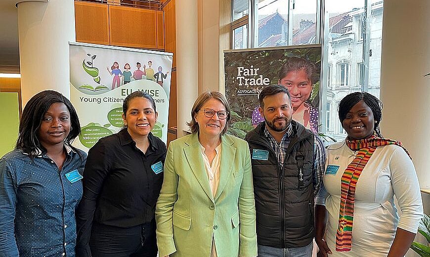 Fairtrade ambassadors in the Euro Parliament 2022 870