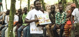 Training with cocoa farmers and members of ECAKOOG cooperative in Côte d'Ivoire